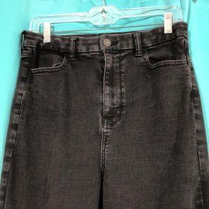 AEO 12 Long Curvy Highest Rise Jegging Black Jeans